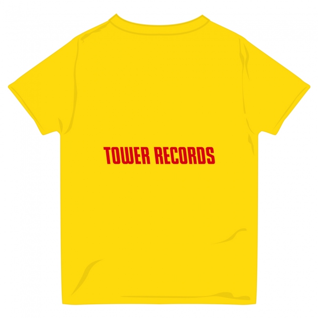 Superfly × TOWER RECORDS Window Tシャツ イエロー（裏）