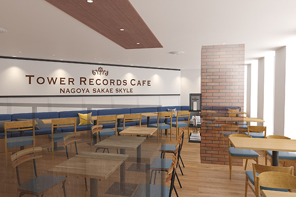 TOWER RECORDS CAFE 名古屋栄スカイル店（内観イメージ）