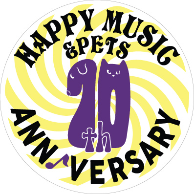「HAPPY MUSIC & PETS」10周年ロゴマーク 