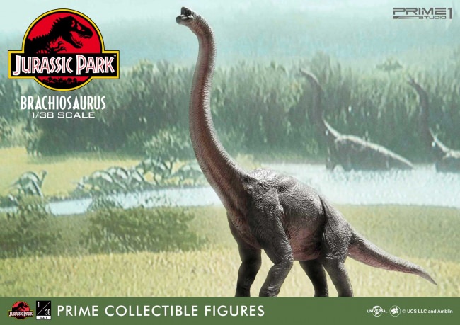 『ジュラシック・パーク』より大型竜「ブラキオサウルス」がプライムコレクタブルフィギュアシリーズで商品化。