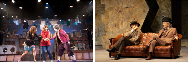 (左)韓国オリジナルミュージカル「パルレ」、(右)「エラリー・クイーン ミステリーオムニバス」