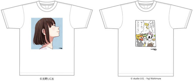 ぴあのエンタメ再興・再始動のための[re:START]（リスタート）プロジェクト、浅野いにお氏、にしむらゆうじ氏デザインのチャリティーTシャツの販売が決定。