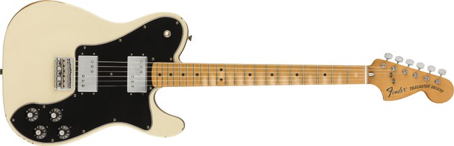 VINTERA ROAD WORN® ‘70S TELECASTER® DELUXE, OLYMPIC WHITE