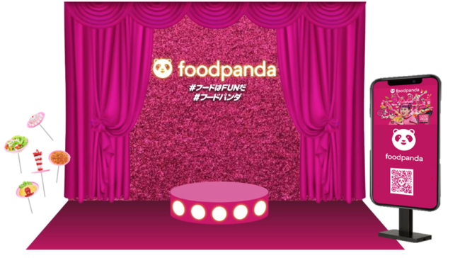 ＜サンプリングイベント＆フォトブース＞　© 2020 foodpanda
