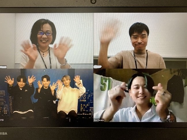韓国発お笑いアイドルグループ「KOKOON(コクーン)」が新潟の音楽専門学校へオンライン講義を実施！