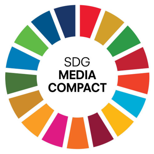 「SDGメディア・コンパクト」ロゴ
