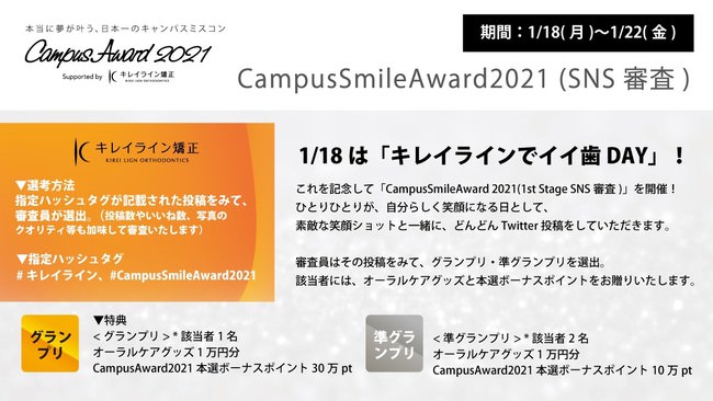 『CampusSmileAward2021』概要