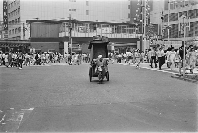 1970年代の渋谷駅前。©️Takada Wataru