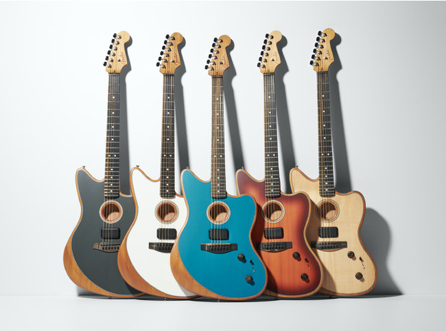 アコースティックとエレキが融合した次世代ギター“AMERICAN ACOUSTASONIC®”の最新モデル「AMERICAN ACOUSTASONIC® JAZZMASTER®」3月17日より販売開始