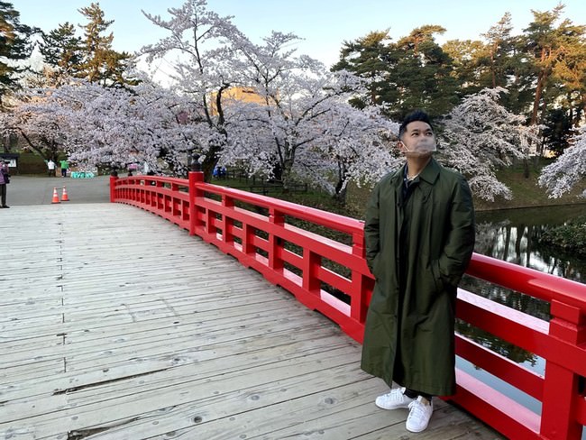 ＴＶでもう一度お花見を！朝活の達人・中西圭三が弘前の桜の名所へ「中西圭三の朝ぶら散歩」（旅チャンネル）