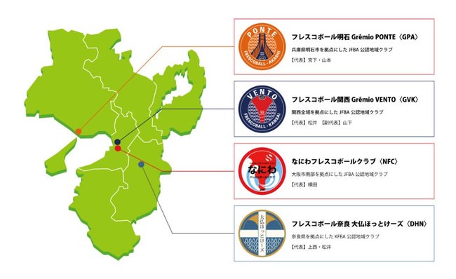 日本フレスコボール協会、国内2拠点目となるJFBA地域組織「関西フレスコボール協会（KFBA）」の設立を発表。