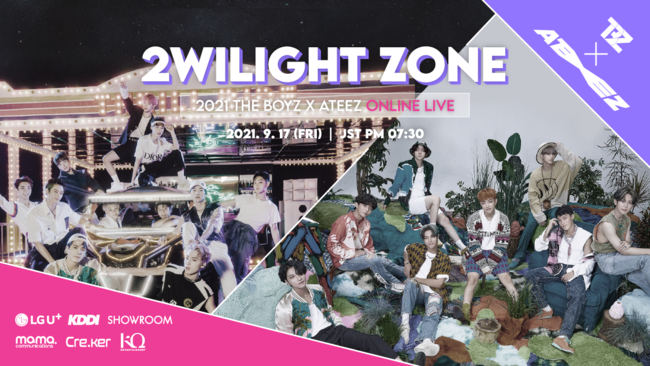 KDDIとLG U⁺共同制作のオンラインライブ「2021 THE BOYZ × ATEEZ ONLINE LIVE: 2WILIGHT ZONE」開催！“THE BOYZ” と “ATEEZ” が出演