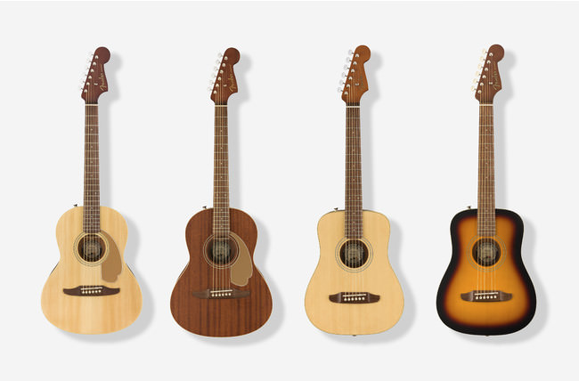 フェンダーのミニサイズのアコースティックギター『CALIFORNIA MINI』シリーズがついに販売開始！