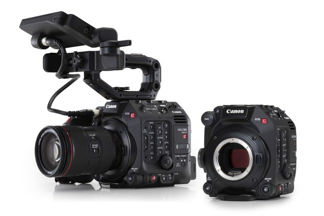 シネマカメラ「EOS C500 Mark II（左）／EOS C300 Mark III」