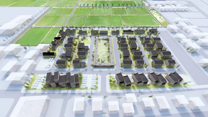 スノーピークが手がける6600坪の大規模な住宅街『野きろの杜』が2022年誕生