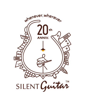 ヤマハサイレントギター発売20周年記念ロゴ