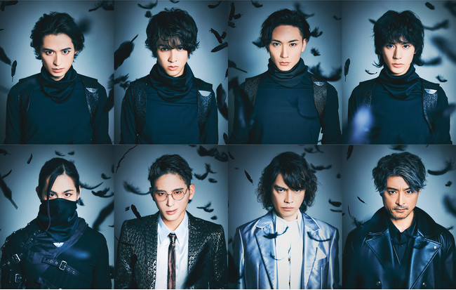 キャストビジュアル（上段L→R：高本学、設楽銀河、日向野祥、阿部快征） （下段L→R：湯浅雅恭、杉江優篤、村上幸平、内田裕也）