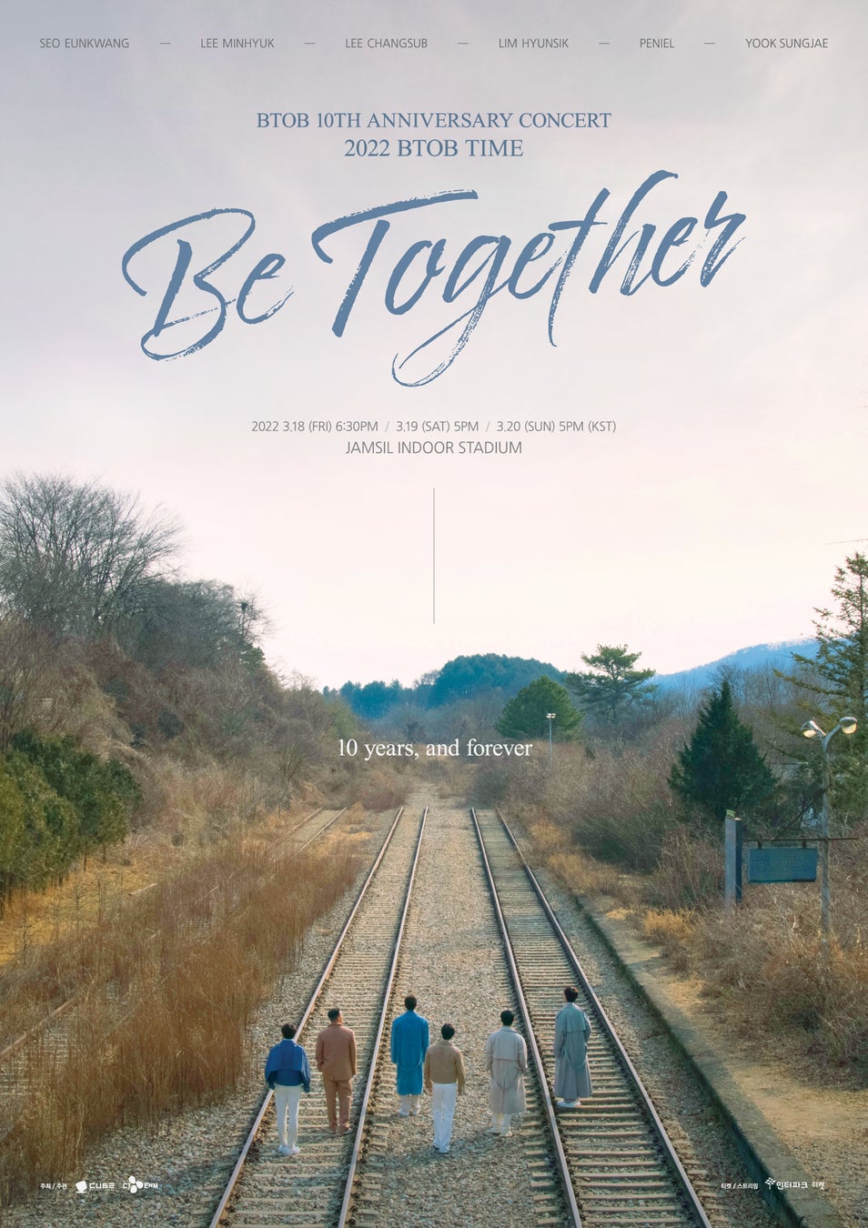 BTOBデビュー10周年コンサート BTOB 10TH ANNIVERSARY CONCERT 2022 BTOB TIME [Be Together] 開催決定