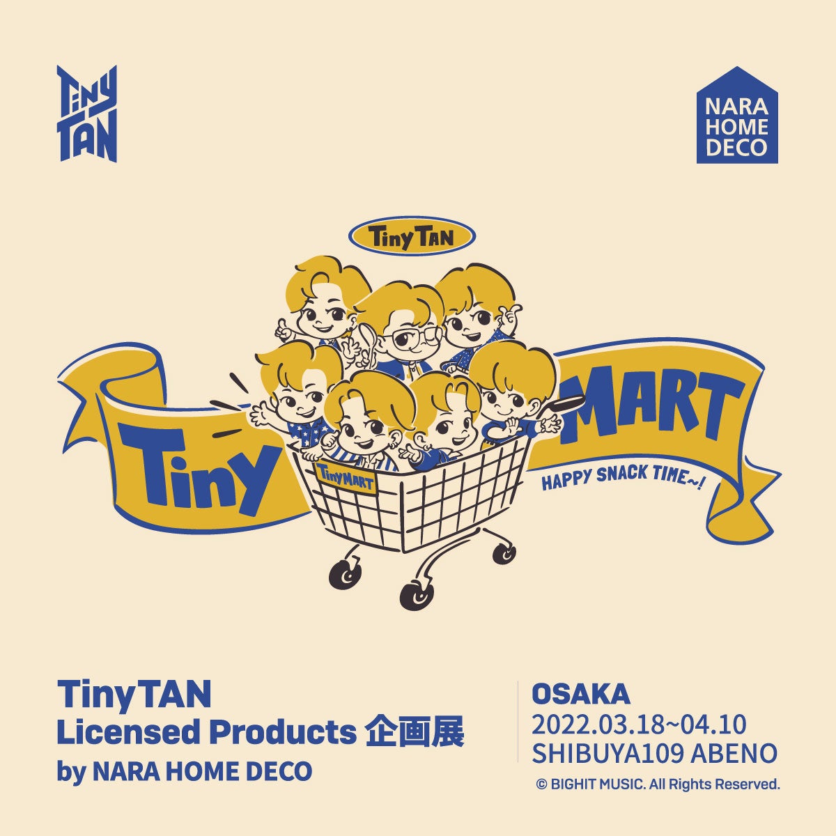 ‘TinyTAN Licensed Product 企画展’ in 大阪（DIRECTOR JAPAN）