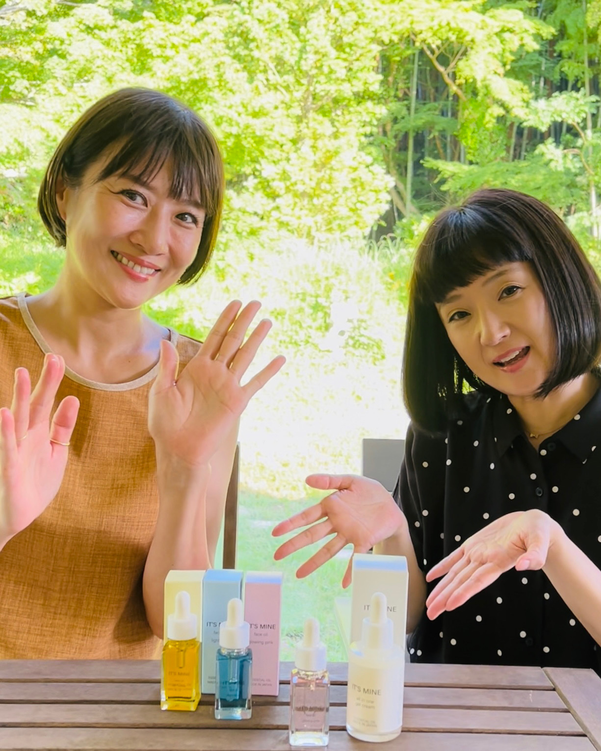 タレントの千秋＆藤崎奈々子プロデュース　
1週間でYouTube10万回視聴されたスキンケアブランド
『IT'S MINE』が8月より本格的に販売開始