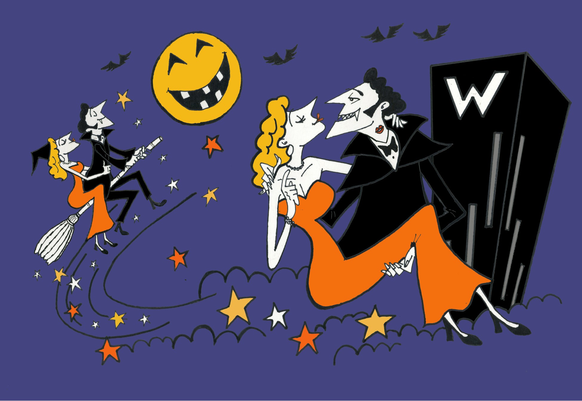【W大阪】「W大阪×LEON ハロウィンパーティー」開催！吸血鬼をイメージした“夜会服”がドレスコードの大人の集い