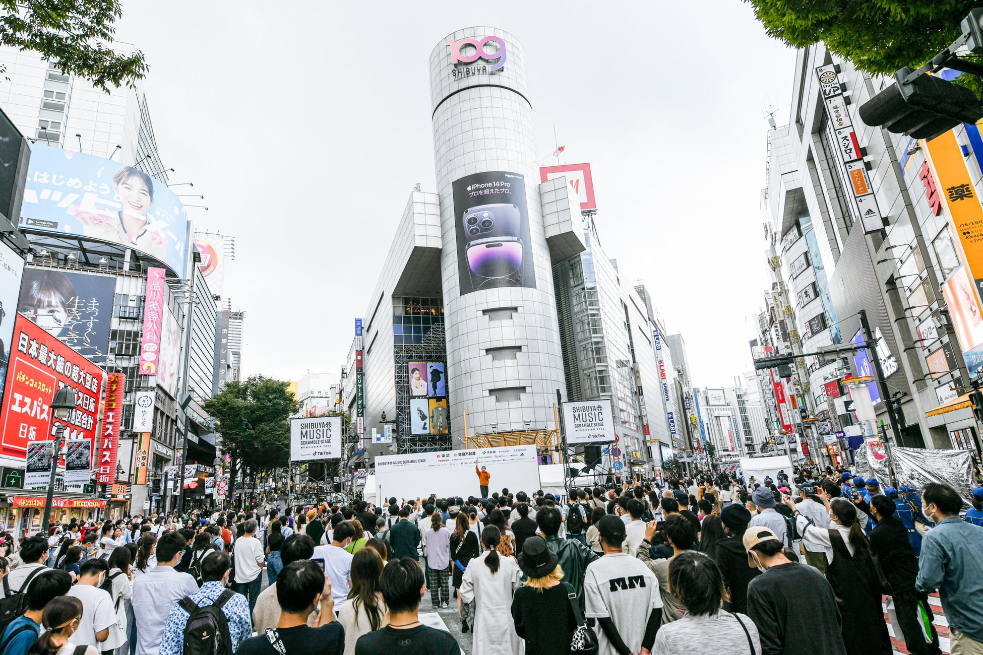 ３年ぶりに交通規制、109前特設ステージ復活！渋谷の街が多彩な音楽に包まれ、２日間による「第17回渋谷音楽祭2022」終演！