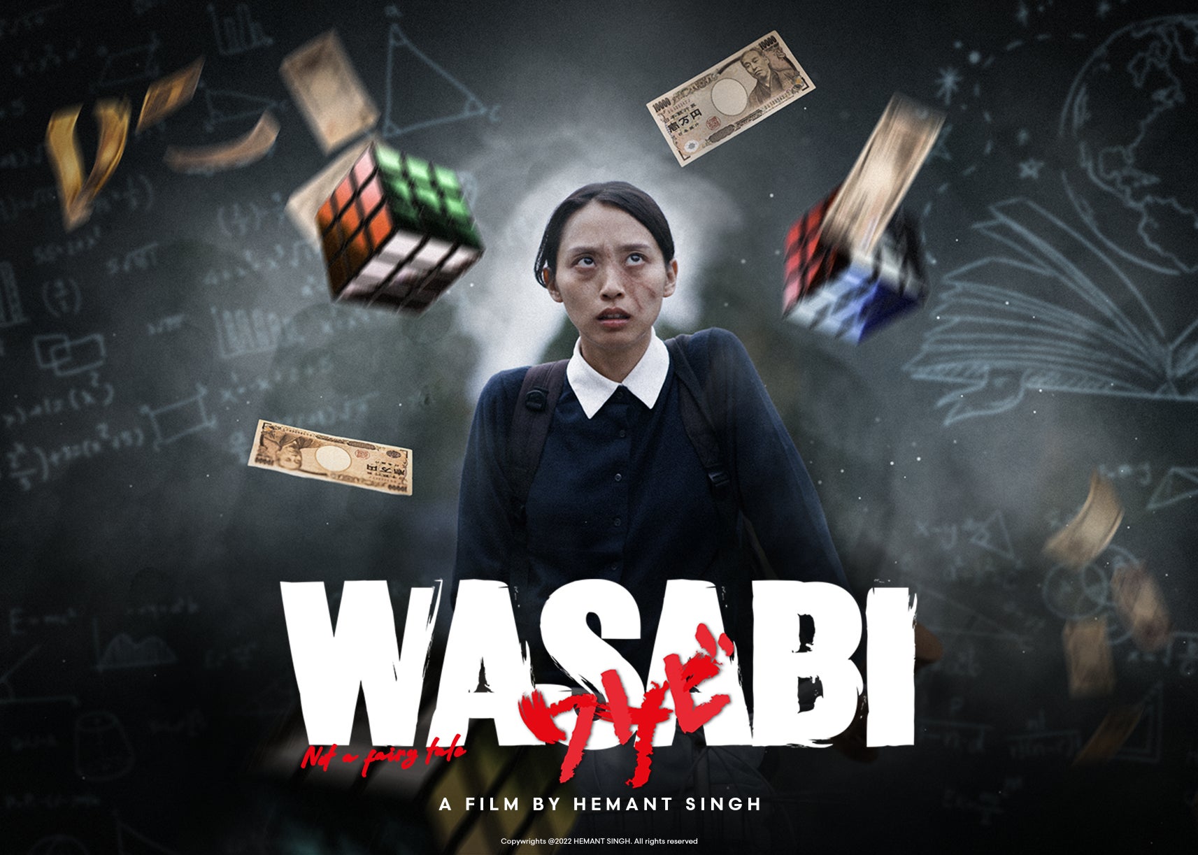 顔に傷を持つ女の子が引き起こすカオスな世界を描く。インド人映画監督が、日本映画で世界を目指す、映画「WASABI not a fairly tale」完成のためのクラウドファンディング開始