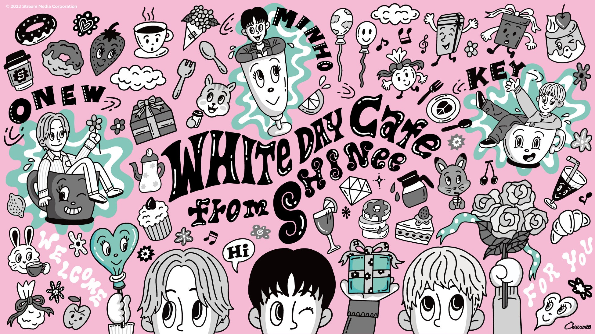 「SHINee」のテーマカフェが初開催決定！「WHITE DAY Cafe from SHINee」期間限定オープン！！