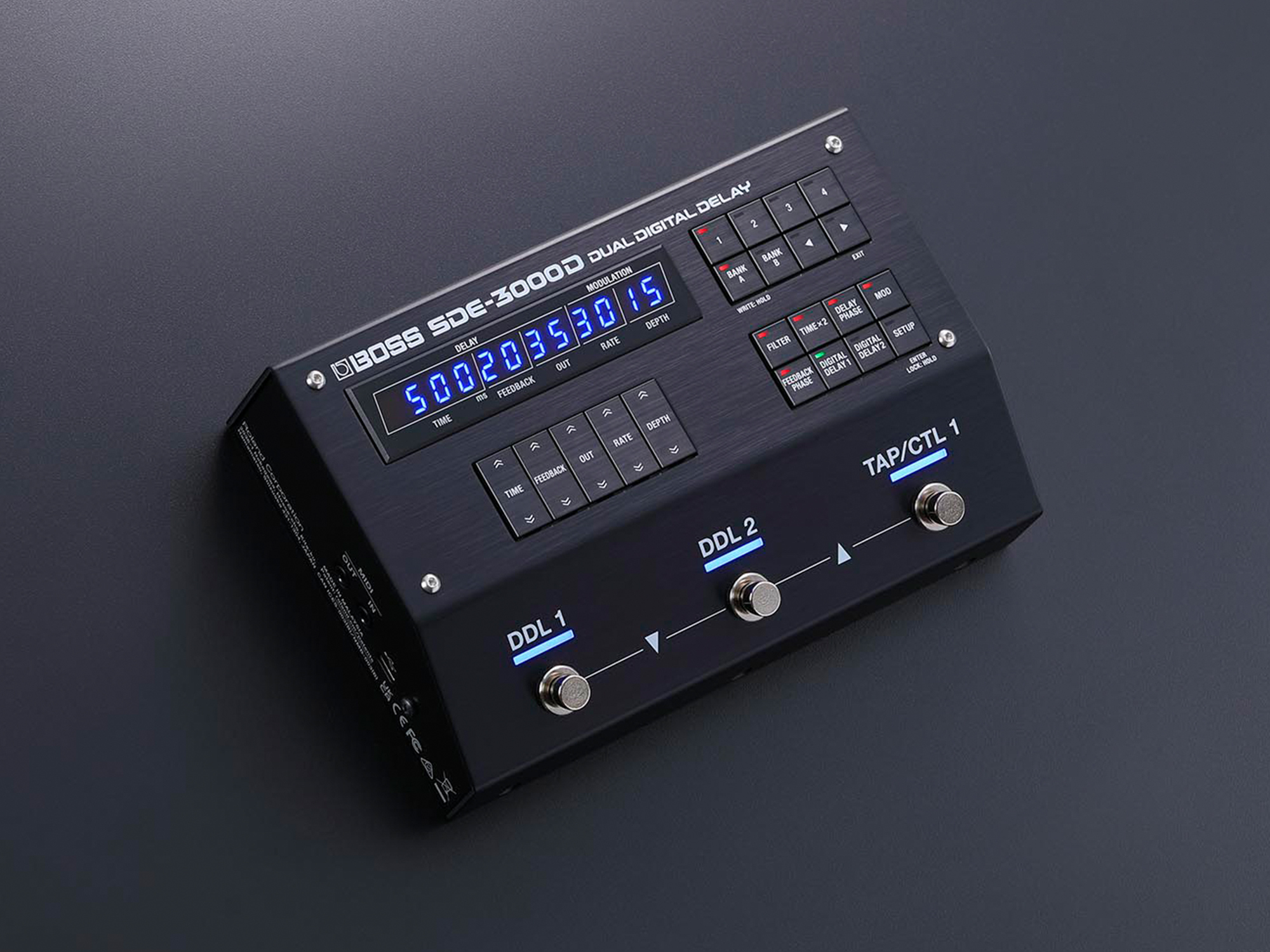 名機「SDE-3000」のサウンドを完全再現した
デジタル・ディレイ・ペダル2機種を発売