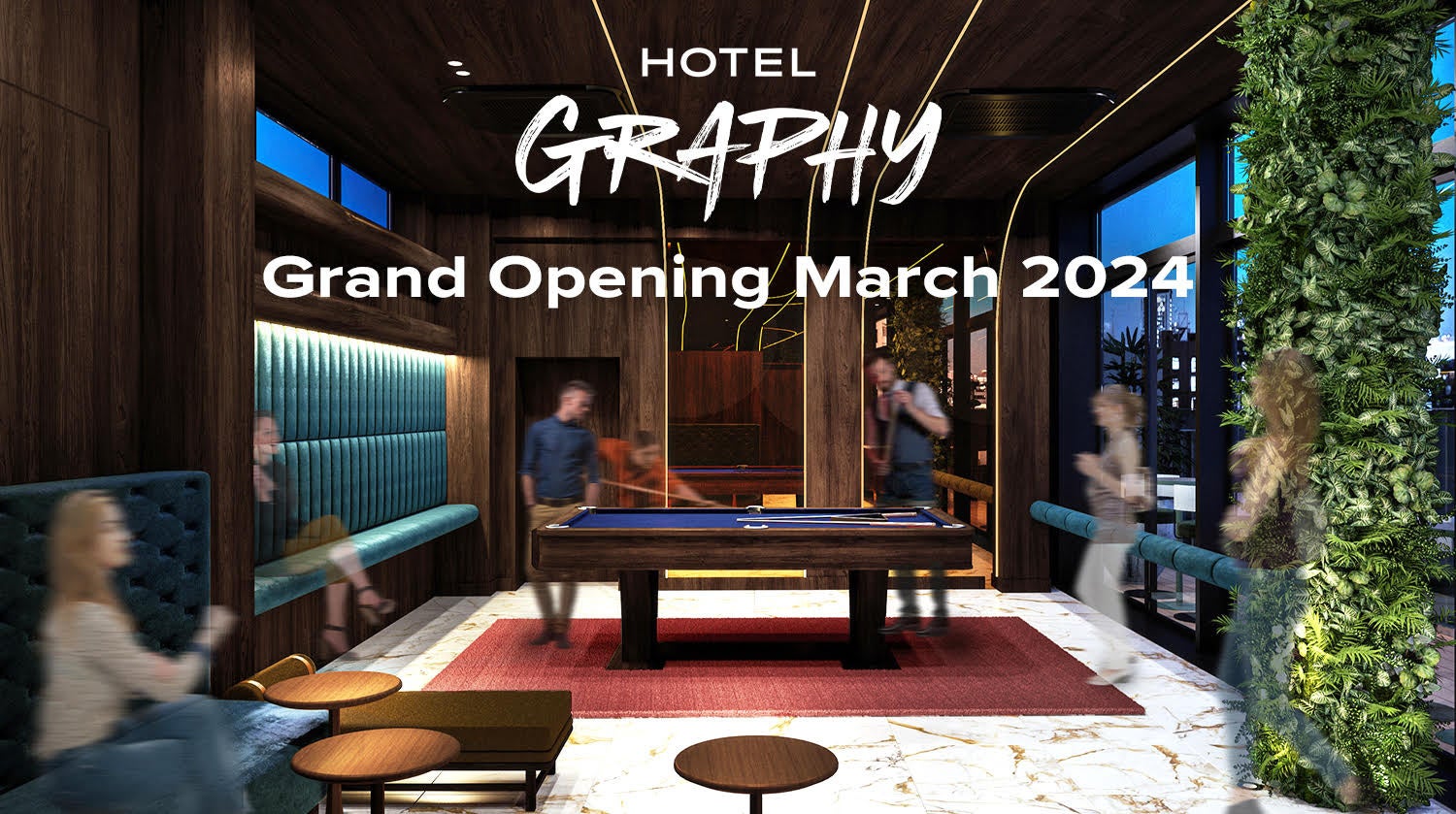 ホステルホテル「HOTEL GRAPHY 渋谷」が2024年2月29日(木)にオープニングレセプションを開催