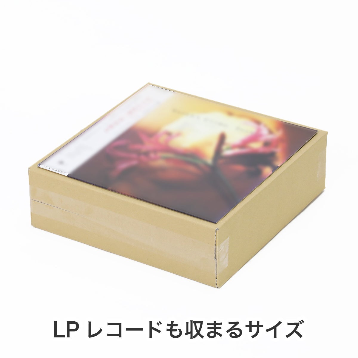 【LPレコードの梱包に大活躍】立てても寝かせても使える、正方形のダンボール箱が新登場
