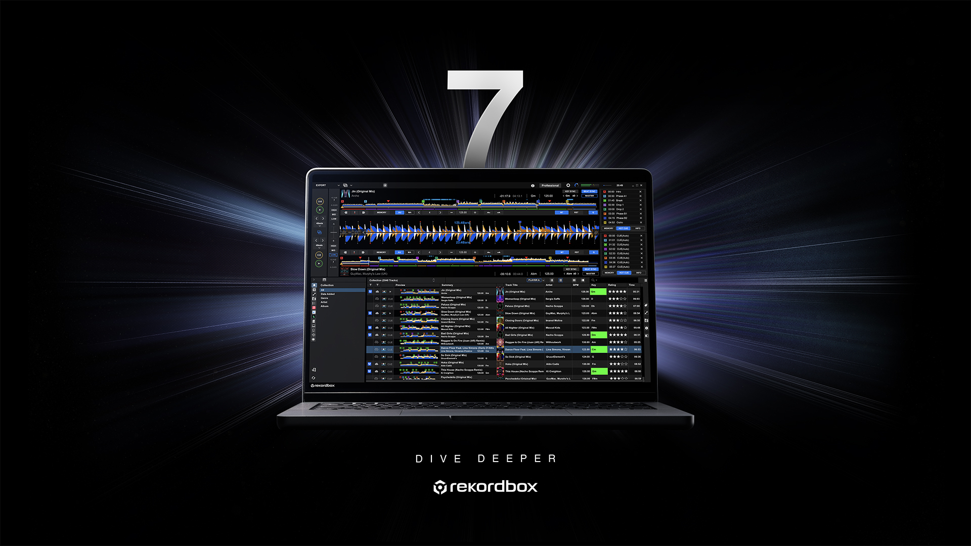 すべての作業が劇的に簡単・快適に　
DJのライフスタイルを支援するDJソフトウェア
「rekordbox ver. 7.0.0」をローンチ