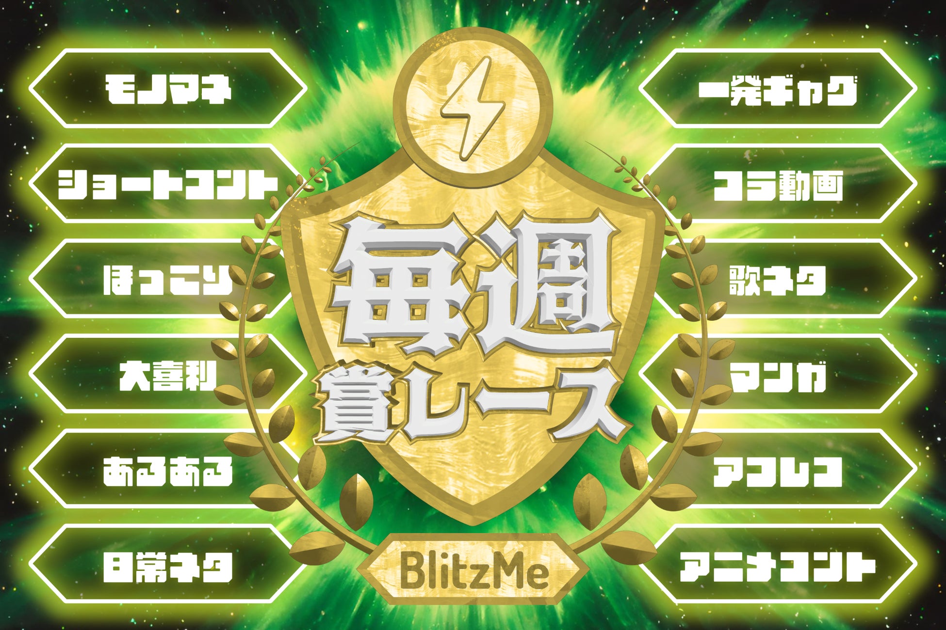 【笑いの総合格闘技】BlitzMe「毎週賞レース」が好評につき7月も継続開催決定！