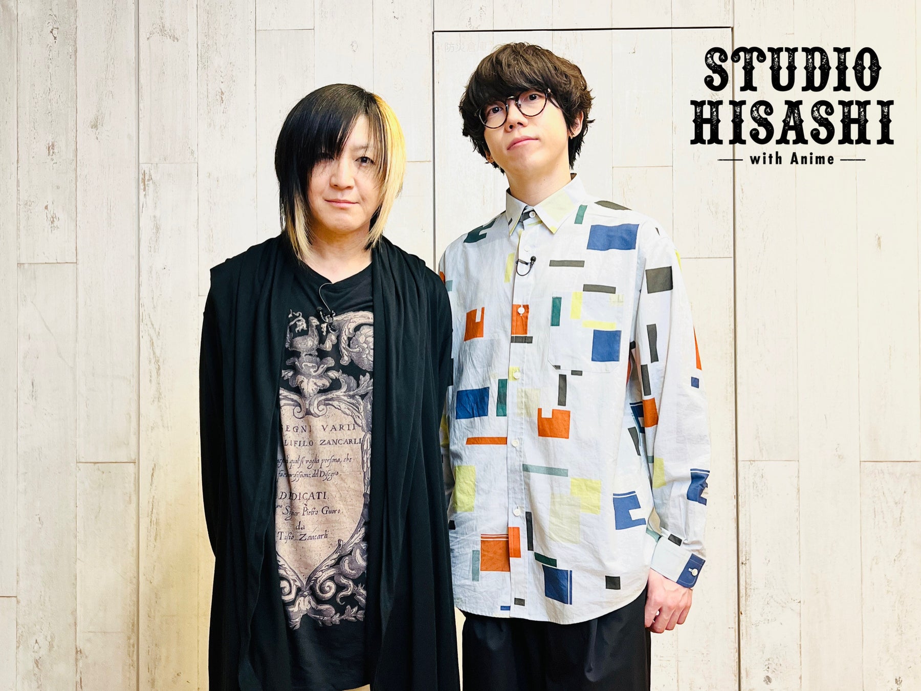 GLAY・HISASHIと sumika・片岡健太がアニメ音楽を熱く語る『STUDIO HISASHI with Anime』「sumika特集」配信開始！