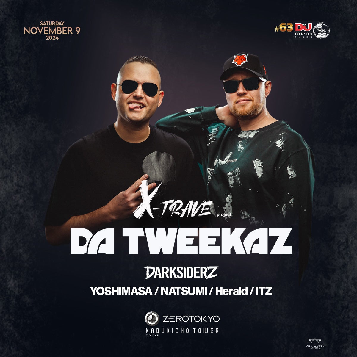 TomorrowlandやEDCにも出演の、ノルウェー出身Hardstyleスーパースターユニット「Da Tweekaz」の来日公演が決定！