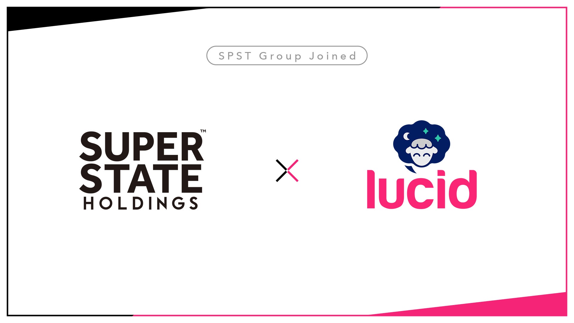 SUPER STATE HOLDINGS、米国のVTuber事務所「lucid Corporation」の参画によりグローバルにおける事業展開を加速！