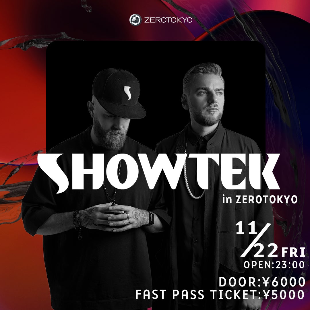 Hardstyleの大型フェスDefqon.1や、Ultra Music Festival Miamiにも出演のDJデュオ「SHOWTEK」の来日公演が、新宿ZEROTOKYOにて開催決定！