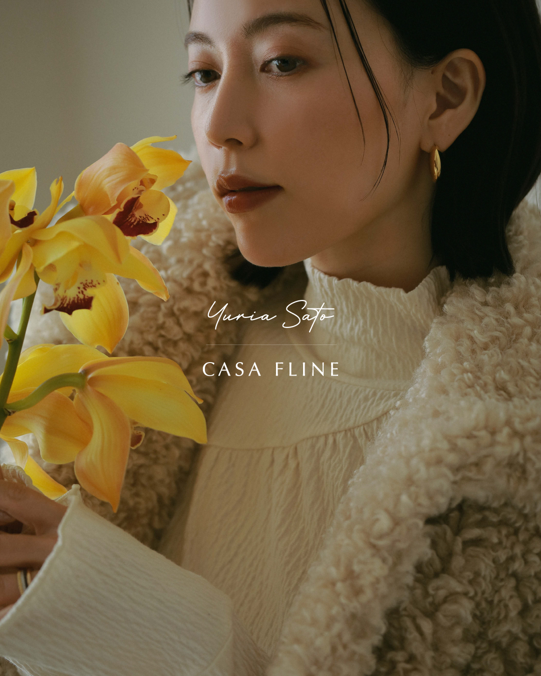 佐藤優里亜×CASA FLINE　コラボレーションアイテムが
11/13(水)発売！アウターの予約受付が同時スタート！