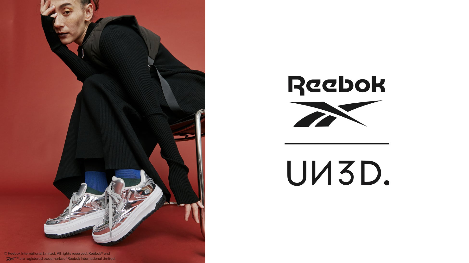 UN3D.がReebokとのコラボレーションスニーカー「Reebok × UN3D. CLUB C EXTRA」を2024年12月4日(水)に発売