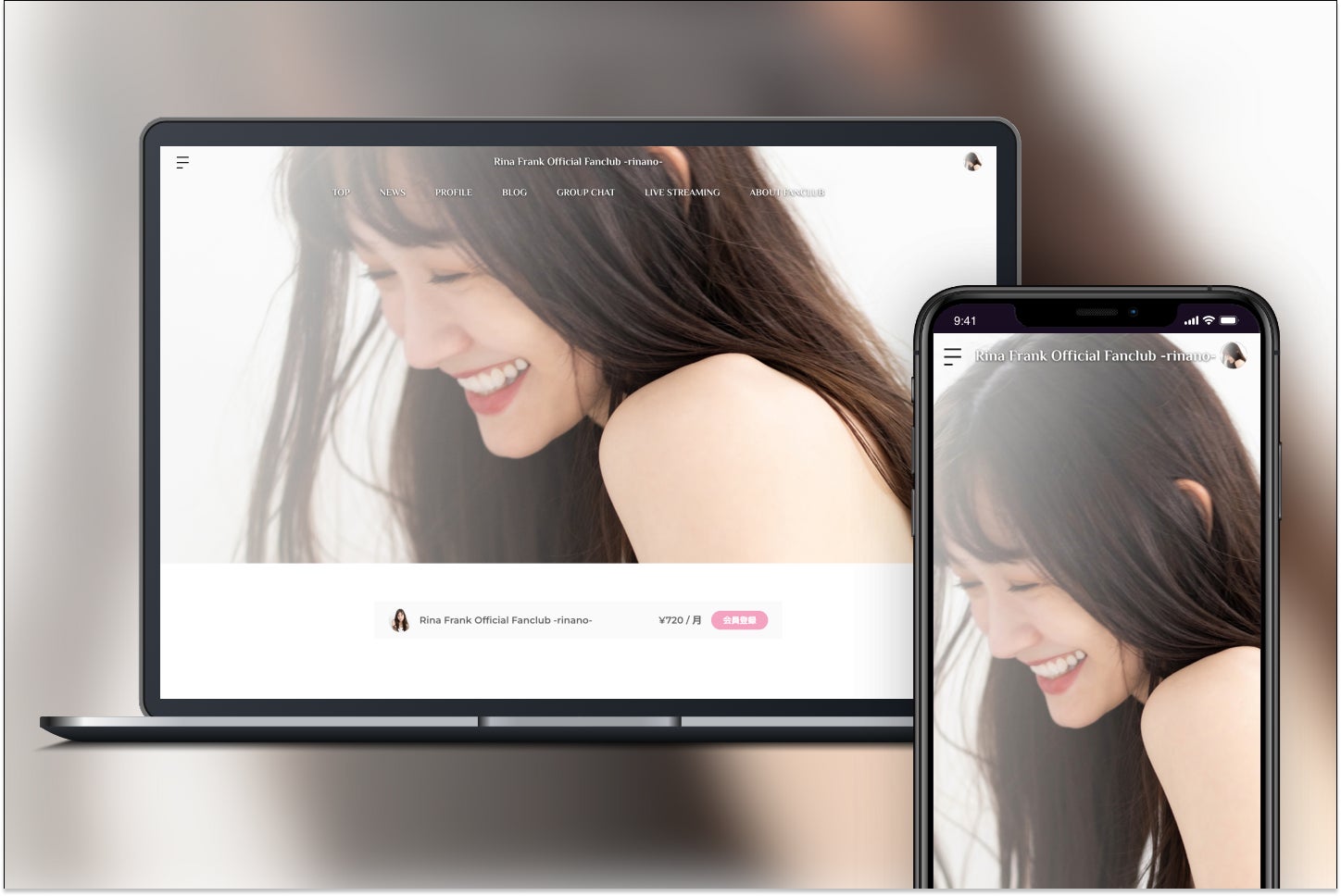 「Bitfan」にて、日英バイリンガルのミュージカル女優・フランク莉奈のオフィシャルファンクラブをオープン！