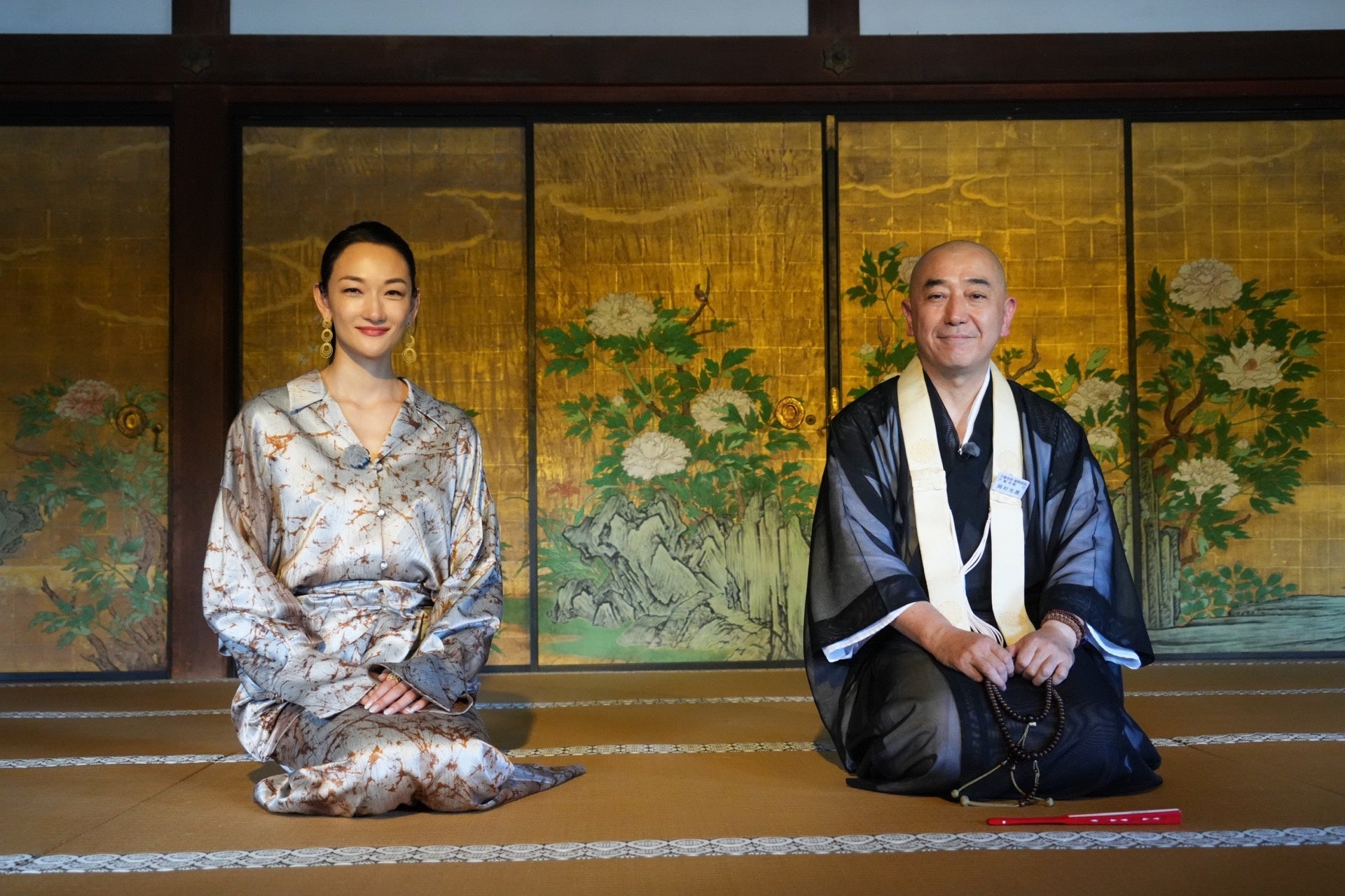 冨永愛 いけばなを初体験！いけばな発祥の花の寺 京都・大覚寺へ！