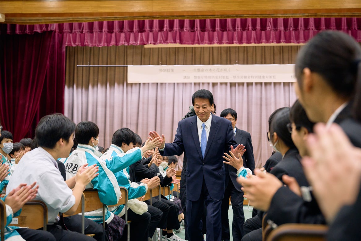 杉特別防犯対策監が茨城県茨城町を訪問特殊詐欺被害防止対策を呼びかけ