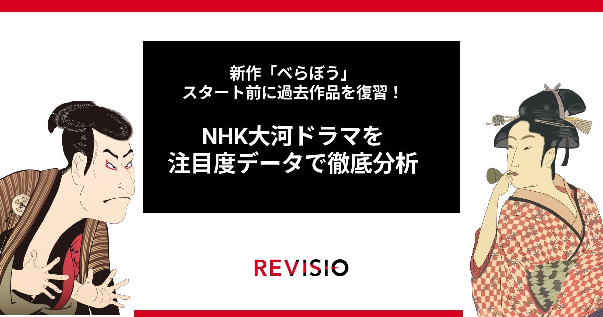 まもなく「べらぼう」がスタート！NHK大河ドラマ過去の人気作を注目度データで徹底分析