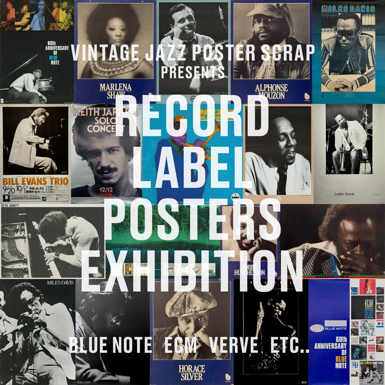 渋谷・富ヶ谷のGrand Gallery/The Beach Galleryにて、Blue Note Records、ECM、Verveら、ジャズのヴィンテージ・ポスターの展覧会が開催決定！