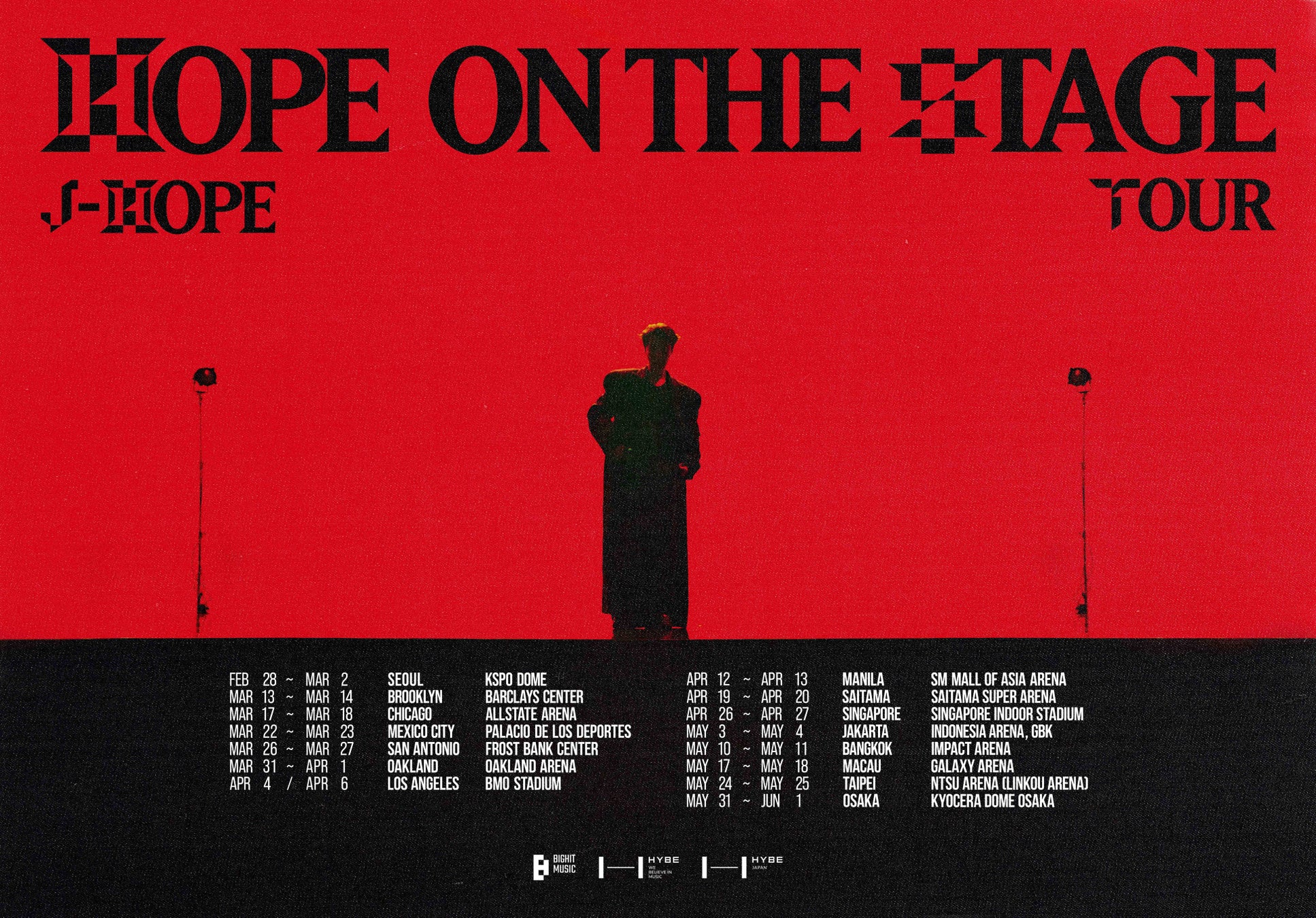 『j-hope Tour ‘HOPE ON THE STAGE’』開催決定！