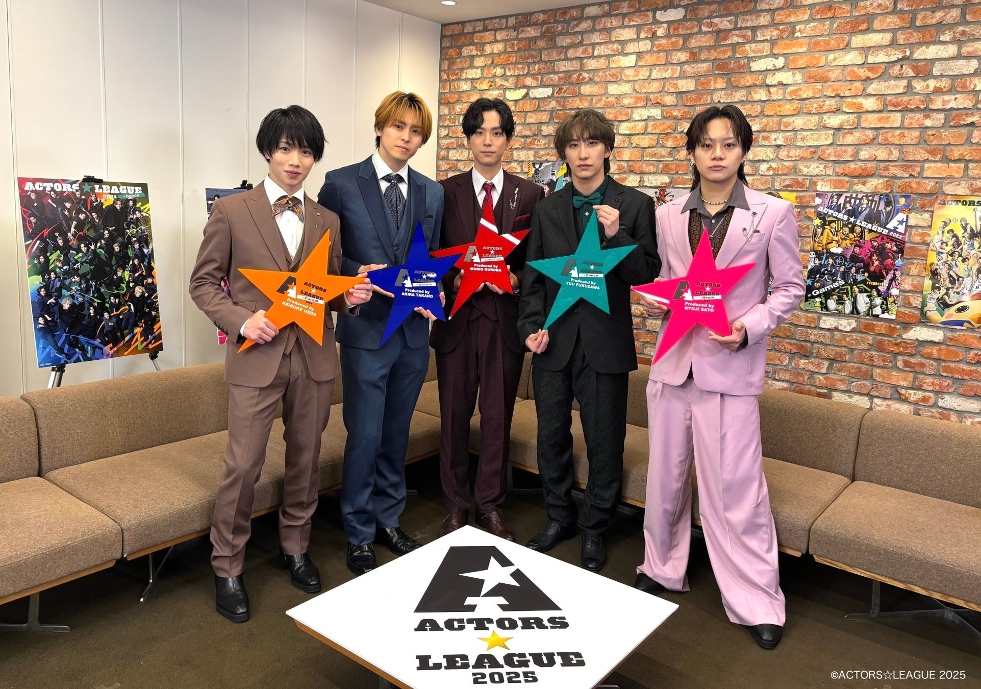 『ACTORS☆LEAGUE 2025』歴代最多5イベントの開催が決定！高野洸＆黒羽麻璃央＆福澤侑はじめ、今年は新たに植田圭輔＆佐藤流司がプロデューサーに就任！全5イベントの「ABEMA」独占配信も