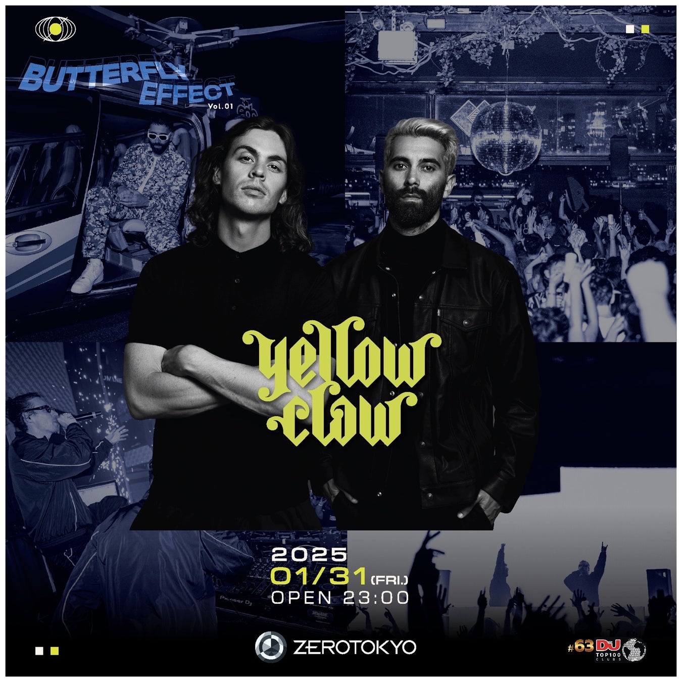 BASS MUSICシーンのトップランカー「Yellow Claw」が来日!!