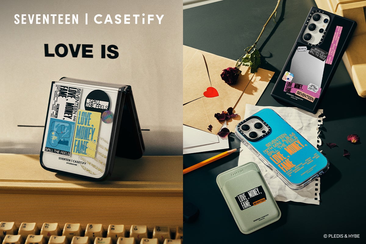 「SEVENTEEN | CASETiFY」愛と誠実さがテーマのコラボコレクションが2025年1月22日(水)に発売！