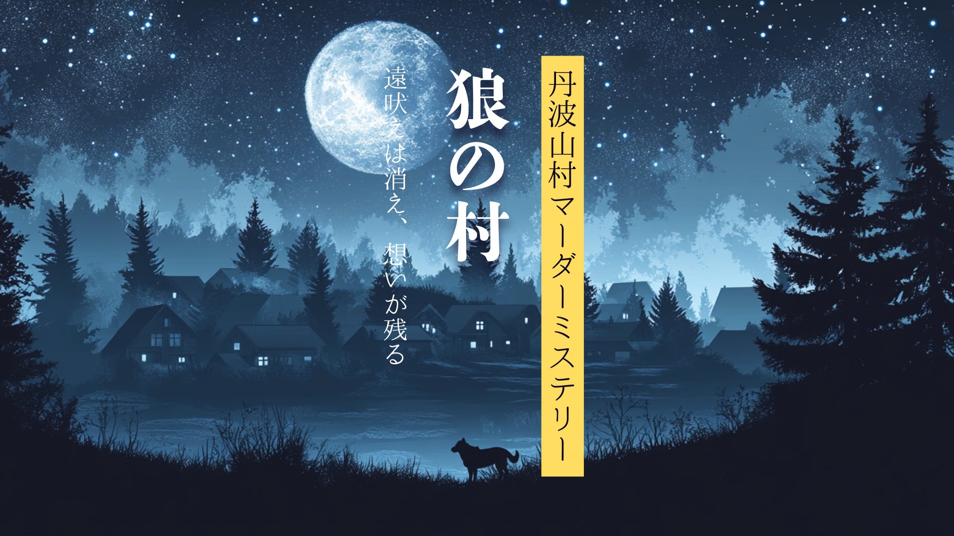 人口500人の村 × イマーシブのコラボが実現！山梨県丹波山村を舞台にした新感覚の没入観光体験イベント「狼ノ村（おおかみのむら）ー遠吠えは消え、想いが残るー」が3月22日よりスタート！