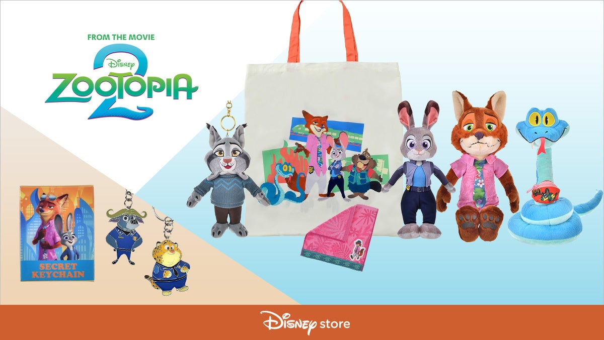 ディズニー映画最新作『ズートピア２』からインスパイアされた新コレクションをディズニーストアで11月28日（金）より順次発売